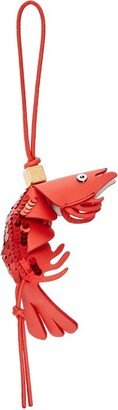 X Paula'S Ibiza Leather Shrimp Charm