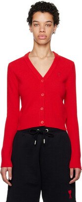 Red Ami de Cœur Cardigan