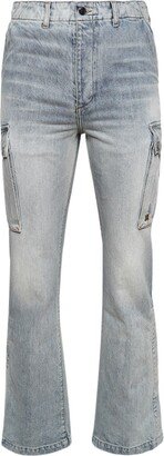 Cargo Flared Jeans