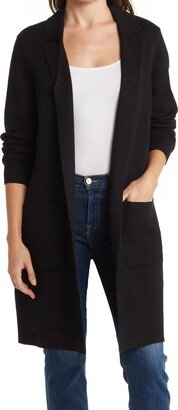 Notch Collar Cardigan Duster