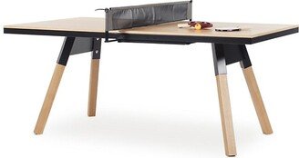 You and Me Oak Ping Pong Table