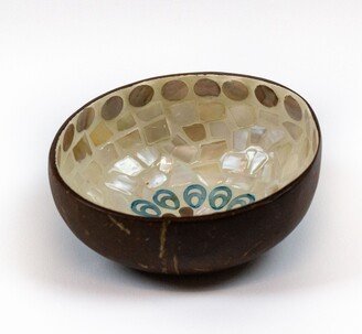 by overstockArt Mandalan Lotus Coconut Bowl