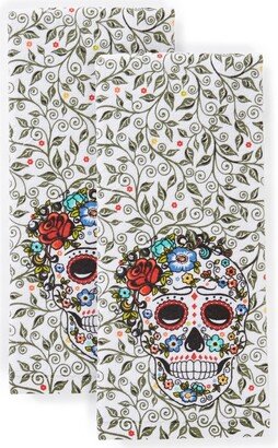 Skull & Vine Kitchen Towel, Set of 2