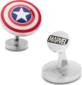 Captain America Shield Cufflinks