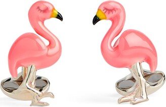 Sterling Silver Flamingo Cufflinks