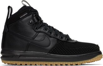 Black Lunar Force 1 Duckboot Sneakers