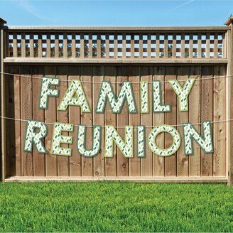 Big Dot Of Happiness Family Tree Reunion - Large Party Decor - Family Reunion - Outdoor Letter Banner