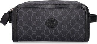 GG printed toiletry case