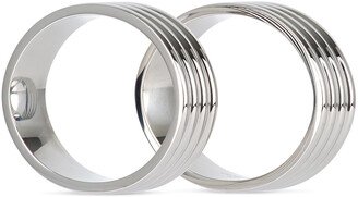 Silver Bernadotte Napkin Ring Set