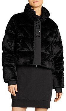 Bourdon Cropped Faux Fur Jacket