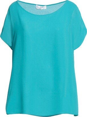 CORTE dei GONZAGA Top Turquoise