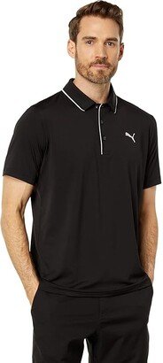 Golf MATTR Bridges Polo Black) Men's Clothing