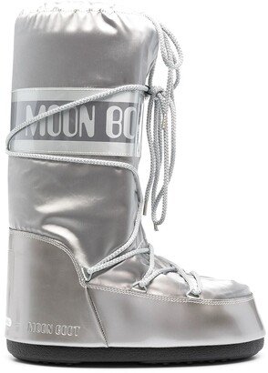 Icon Glance satin snow boots