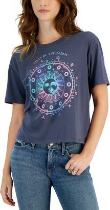 Juniors' Short-Sleeve Zodiac T-Shirt