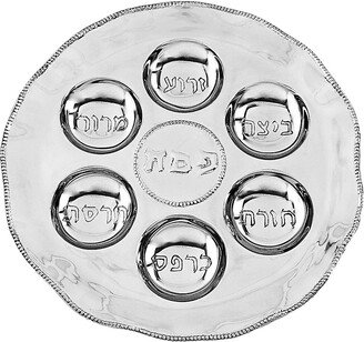 Beatriz Ball Judaica Pearled Seder Plate