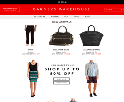 Barneys Warehouse Promo Codes & Coupons