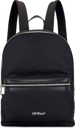 Core Round Nylon Backpack in Black