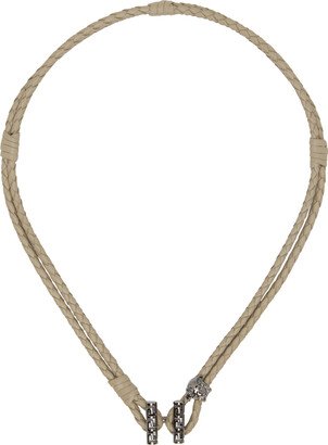 Taupe Medusa Necklace