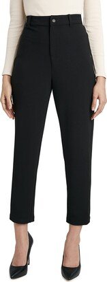 womens Knit Twill Ankle With Pockets Pants