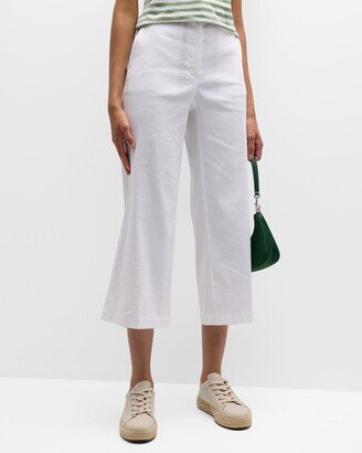 Terena Cropped Wide-Leg Pants-AA