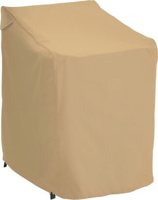 Accessories Terrazzo Water-Resistant 26 Inch Stackable Patio Chair Cover