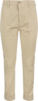 ERIN - Slim cotton trousers