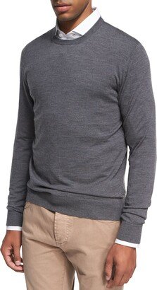 Crewneck Merino Wool Sweater-AA