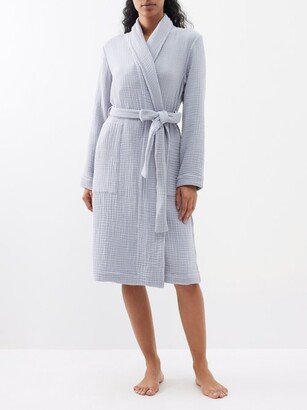 Zoey Waffle-knit Cotton Robe