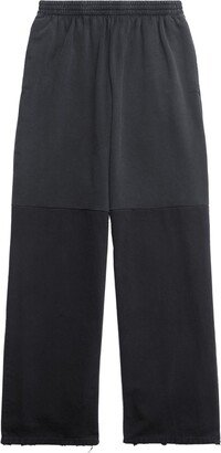 Panelled Wide-Leg Trousers-AB