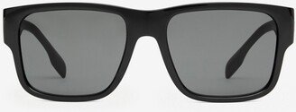 Logo Detail Square Frame Sunglasses