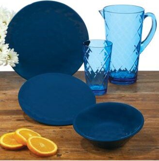 Cobalt Blue Melamine Dinnerware