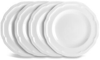 Dinnerware, Set of 4 Antique White Bread and Butter Plates