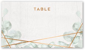 Wedding Place Cards: Eucalyptus Elegance Wedding Place Card, Green, Placecard, Matte, Signature Smooth Cardstock