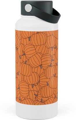 Photo Water Bottles: Squashed Squash Stainless Steel Wide Mouth Water Bottle, 30Oz, Wide Mouth, Orange