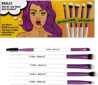 Vera Mona 5-Pc. Instructional Eye Brush Set