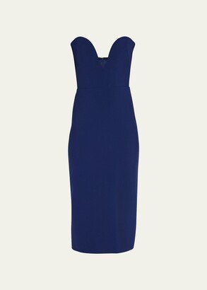 Colebrook Strapless Sweetheart Midi Dress