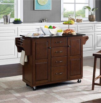 Eleanor Granite Top Kitchen Cart-AA