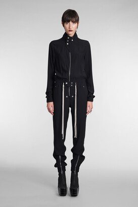 Bauhaus Flightsuit Suit In Black Viscose