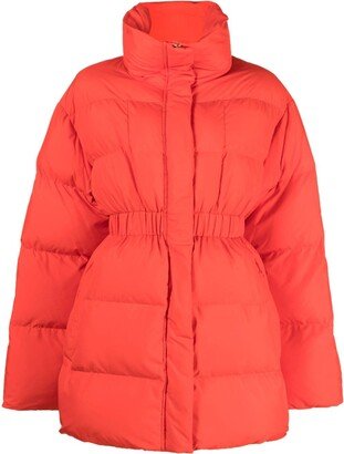 Funnel-Neck Parka Jacket