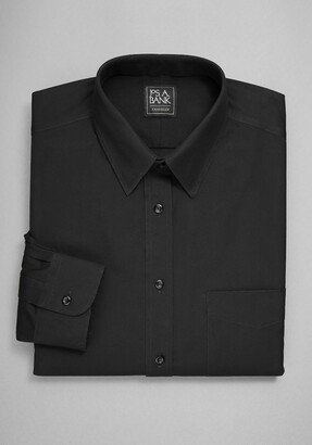 Big & Tall Men's Traveler Collection Slim Fit Point Collar Dress Shirt