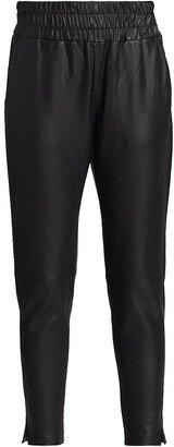 Nineta Leather Joggers