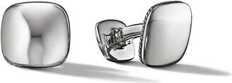 sterling silver Streamline Cushion cufflinks