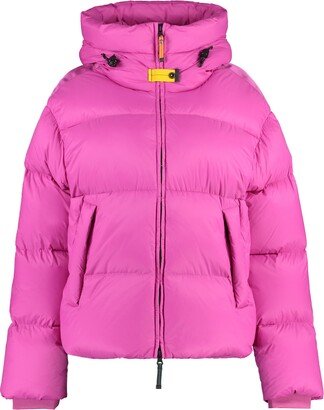 Anya Hooded Full-zip Down Jacket