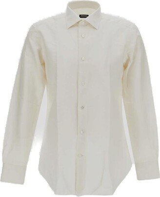 Collared Button-Up Shirt-AC