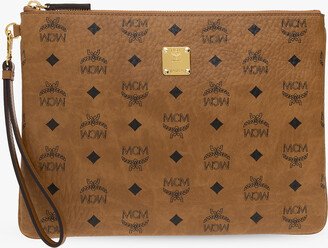 ‘Aren’ Handbag With Monogram Unisex - Brown