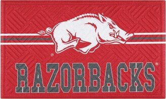 Arkansas Razorbacks Embossed Door Mat