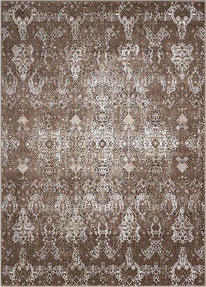 Karma KRM04 Mocha Area Rug 5'3 x 7'4