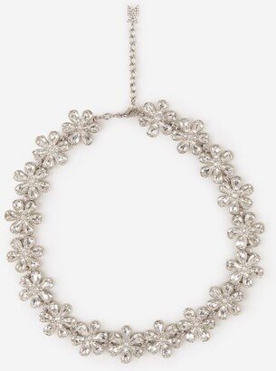 Flowers Embellished Necklace