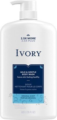 Ivory Mild & Gentle Body Wash - Original Scent - 35 fl oz