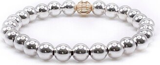 Bowood Lane 7mm Sterling Silver Ball Stretch Bracelet